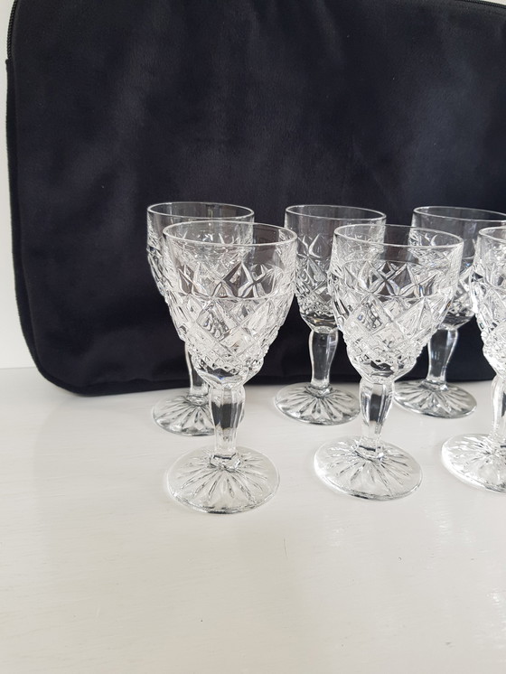 Image 1 of 6x Christopher Stuart Regency wine glass