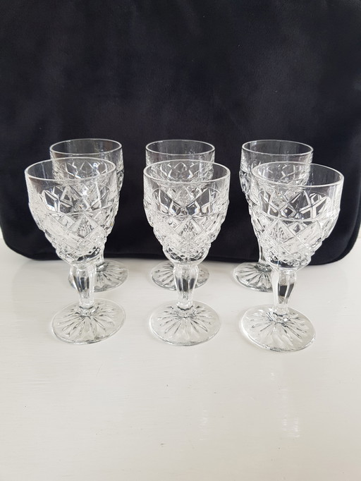 6x Christopher Stuart Regency wine glass