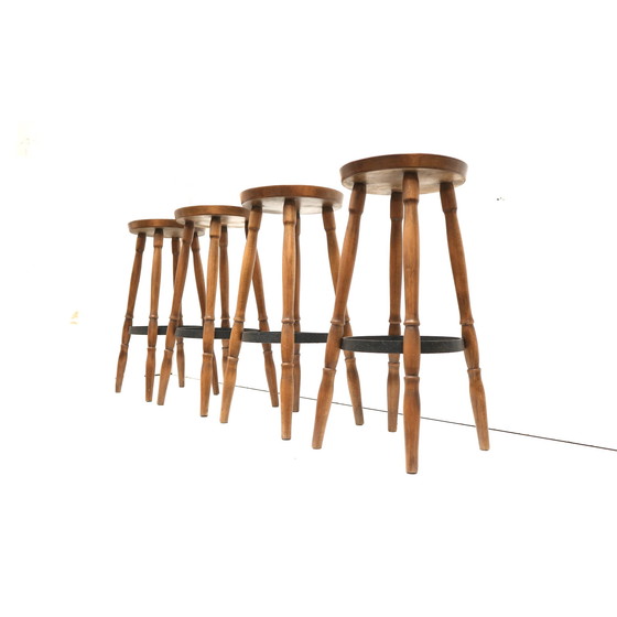 Image 1 of 4x sgabelli da bar vintage