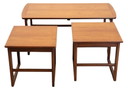 Table basse avec tables gigognes 'Ossett' vintage