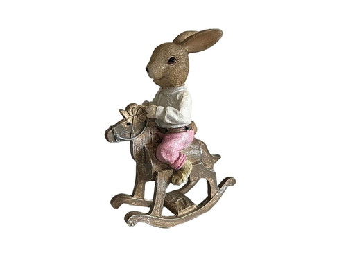 Rabbit On Rocking Horse