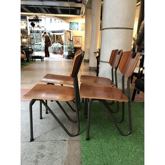Image 1 of 4 "Prefacto chairs by Pierre Guariche for Airborne - 1951