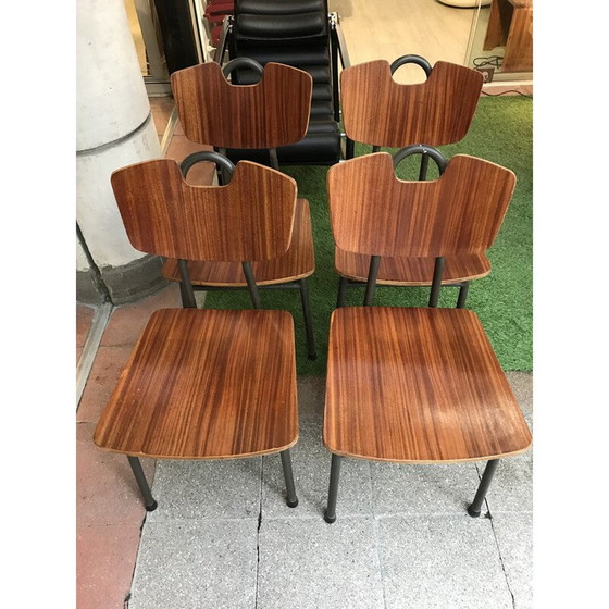 Image 1 of 4 "Prefacto chairs by Pierre Guariche for Airborne - 1951