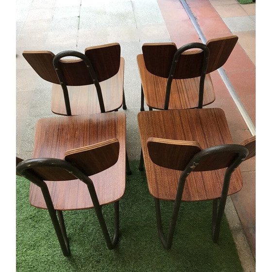 Image 1 of 4 "Prefacto chairs by Pierre Guariche for Airborne - 1951