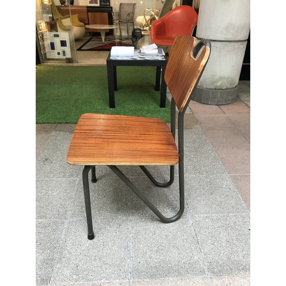 Image 1 of 4 "Prefacto chairs by Pierre Guariche for Airborne - 1951