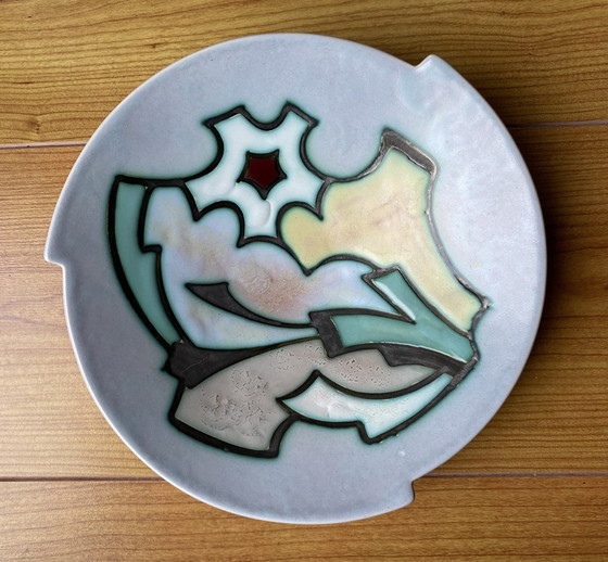 Image 1 of Flora Gouda Ceramic Serving Plate Decor Artistique