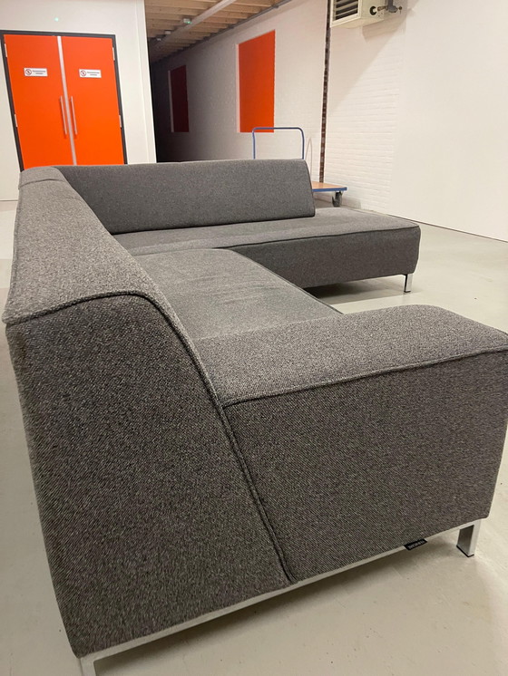 Image 1 of Montel Gray Fabric Corner Sofa