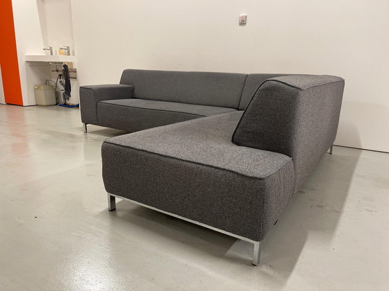 Image 1 of Montel Gray Fabric Corner Sofa