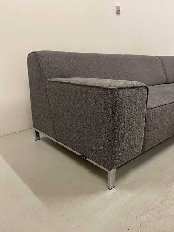 Image 1 of Montel Gray Fabric Corner Sofa