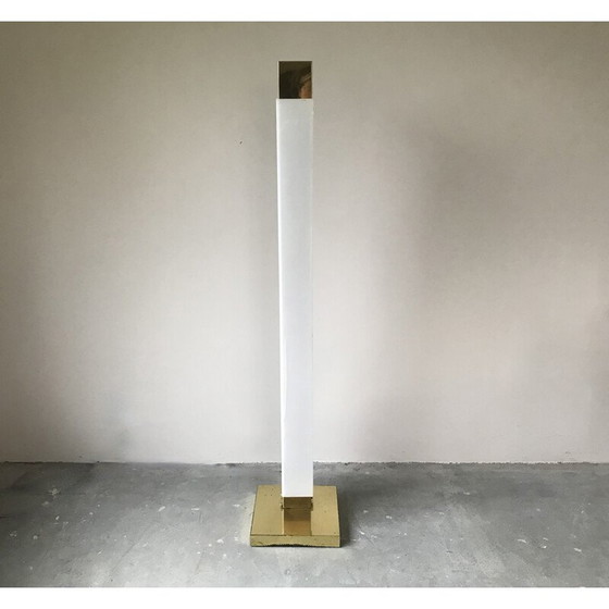 Image 1 of Vintage totem pole lamp in plexiglass, 1960