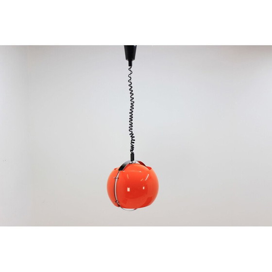 Image 1 of Vintage orange pendant lamp