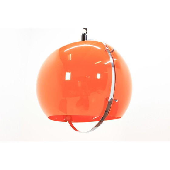 Image 1 of Vintage orange pendant lamp