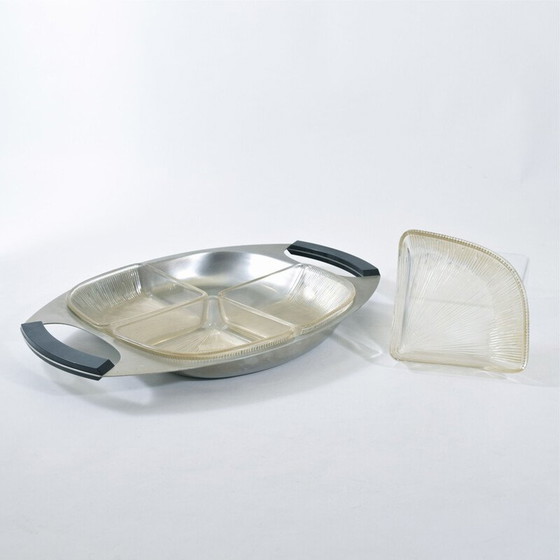 Image 1 of Vassoio per antipasti vintage placcato argento, 1930