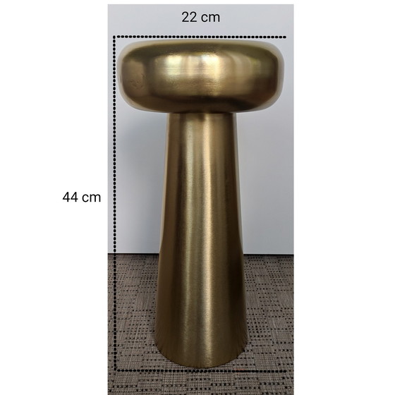 Image 1 of Brass Look Side Table