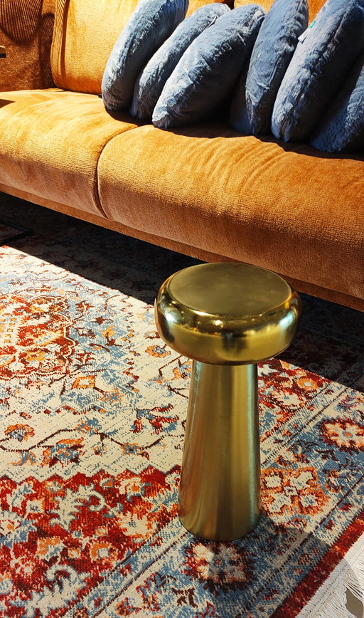 Brass Look Side Table