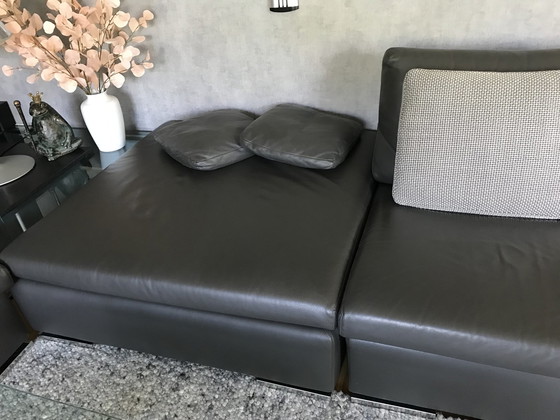 Image 1 of Minotti leather couch,Moore