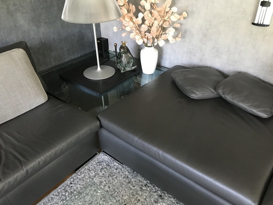 Image 1 of Minotti leather couch,Moore