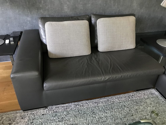 Image 1 of Minotti leather couch,Moore