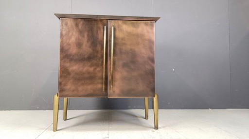 Post Modern Bar Cabinet By Belgochrom, 1980S