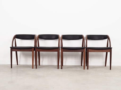 Set Of Four Teak Chairs, Danish Design, 1970S, Manufacturer: Orte Mobelfabrik