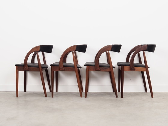 Image 1 of Set Of Four Teak Chairs, Danish Design, 1970S, Manufacturer: Orte Mobelfabrik