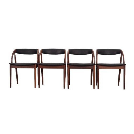 Image 1 of Set Of Four Teak Chairs, Danish Design, 1970S, Manufacturer: Orte Mobelfabrik