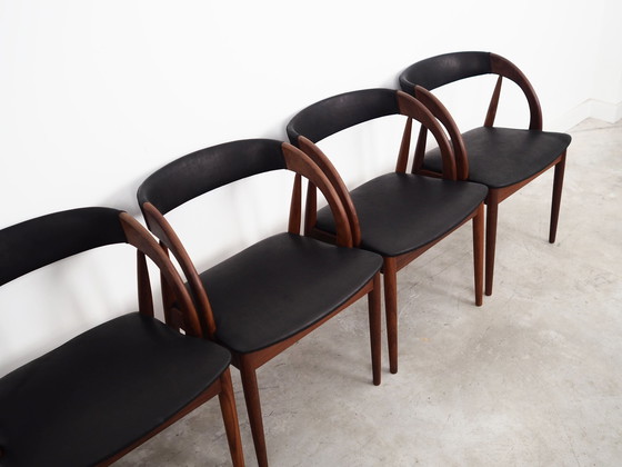 Image 1 of Set Of Four Teak Chairs, Danish Design, 1970S, Manufacturer: Orte Mobelfabrik