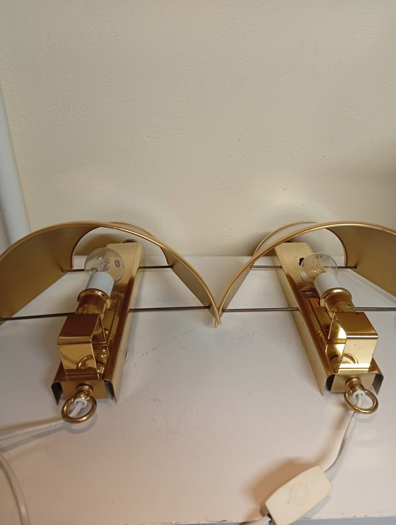 Image 1 of Swedish Modern 1960 Wall Lamps By Borens Borås 