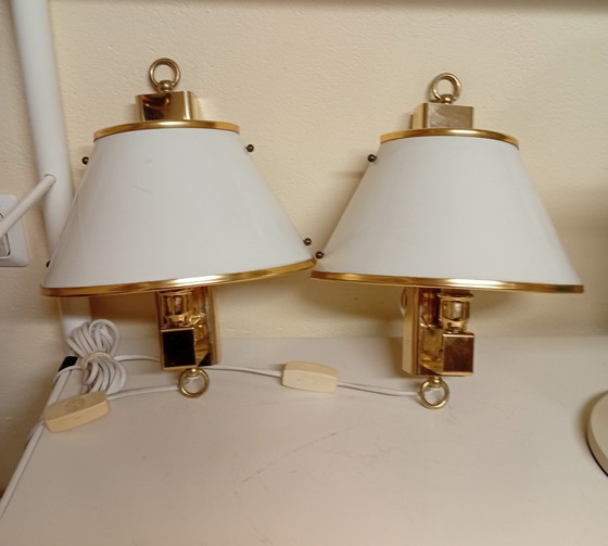 Image 1 of Swedish Modern 1960 Wall Lamps By Borens Borås 