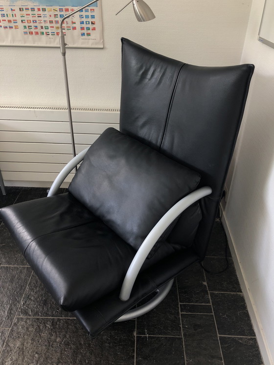 Image 1 of Rolf Benz Torino BMP fauteuil pivotant noir