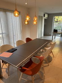2x Red Dining Chairs