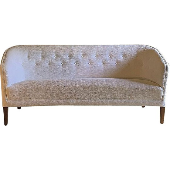 Image 1 of Vintage white sofa by Ludvig Pontoppidan