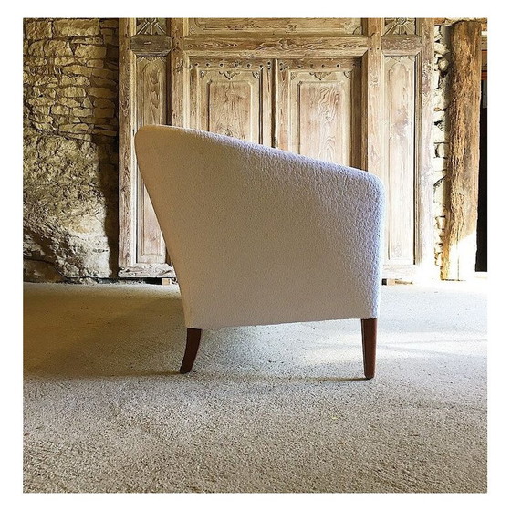 Image 1 of Vintage white sofa by Ludvig Pontoppidan