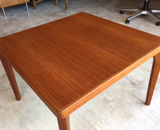 Image 1 of Mid Century oak coffee table