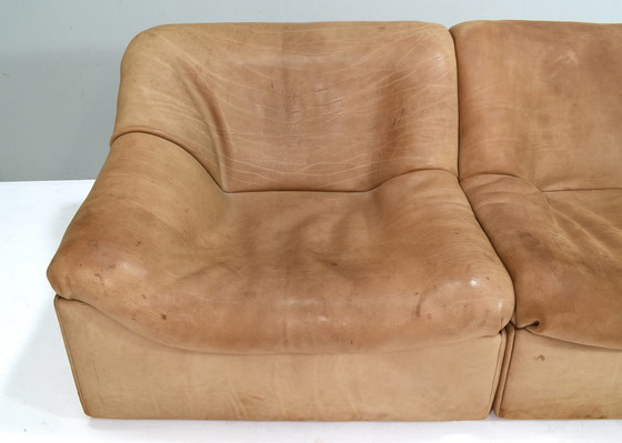 Image 1 of De Sede Ds46 Sectional Sofa In Buffalo Leather, Switzerland – Circa 1976