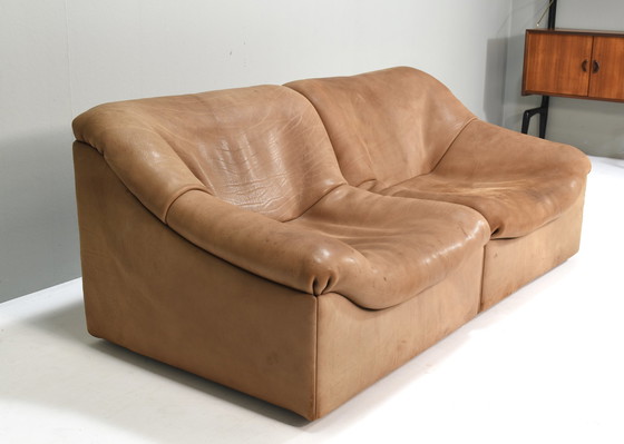 Image 1 of De Sede Ds46 Sectional Sofa In Buffalo Leather, Switzerland – Circa 1976