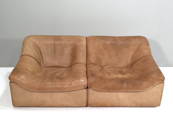 Image 1 of De Sede Ds46 Sectional Sofa In Buffalo Leather, Switzerland – Circa 1976