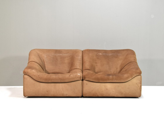 Image 1 of De Sede Ds46 Sectional Sofa In Buffalo Leather, Switzerland – Circa 1976