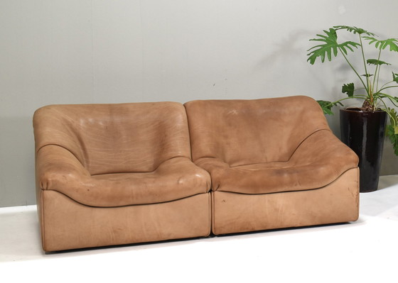 Image 1 of De Sede Ds46 Sectional Sofa In Buffalo Leather, Switzerland – Circa 1976