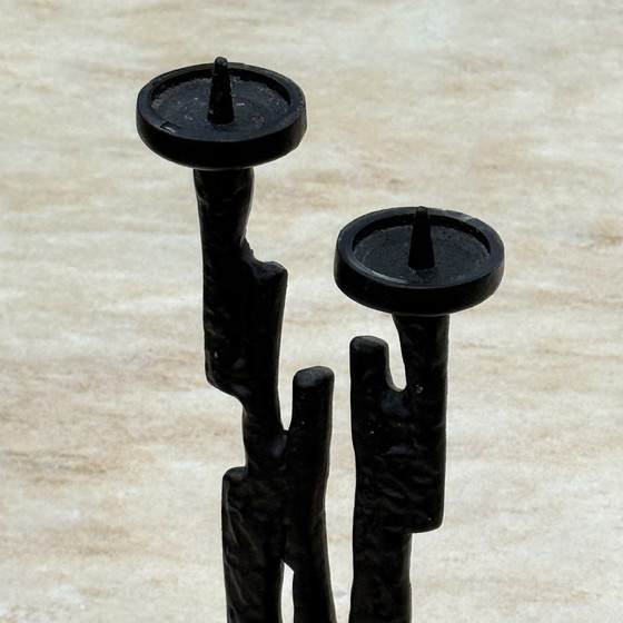 Image 1 of Brutalist Candlestick By Horst Dalbeck