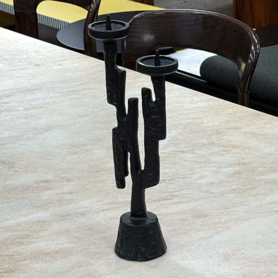 Image 1 of Brutalist Candlestick By Horst Dalbeck