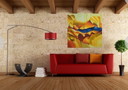 Carolien Oedekerk Colored inspiration nr.6 painting
