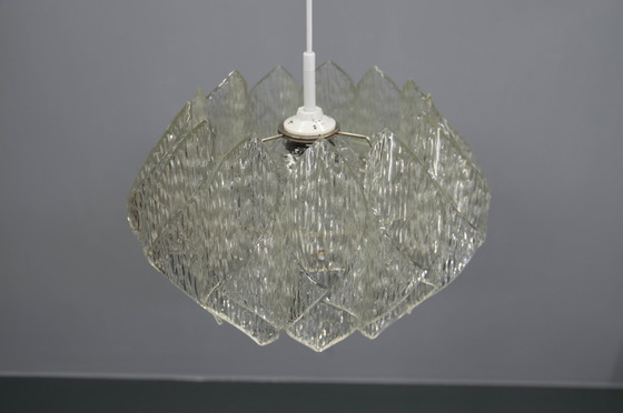 Image 1 of Mid-Century Resin And Glass Pendant, 1960S