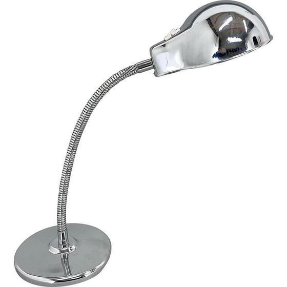 Image 1 of Vintage adjustable chrome table lamp, Italy 1960s