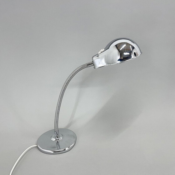 Image 1 of Vintage adjustable chrome table lamp, Italy 1960s