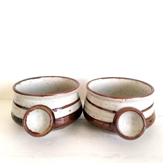 Image 1 of 2 cuencos de gres japoneses