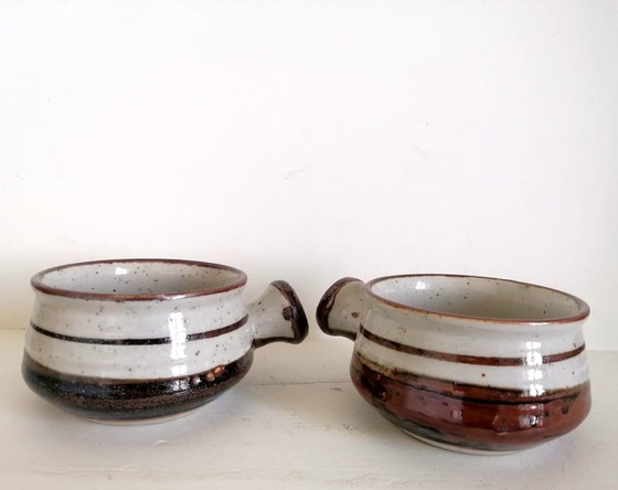 Image 1 of 2 cuencos de gres japoneses