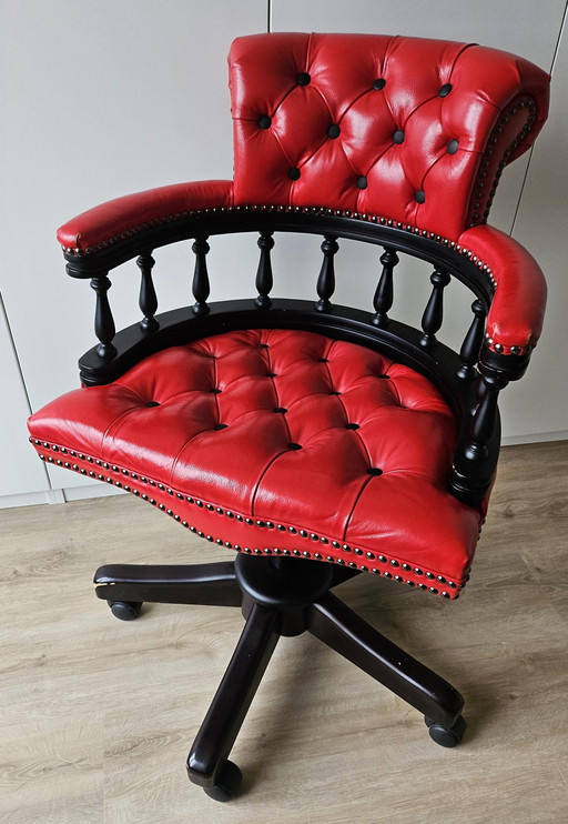 Chesterfield Captains Swivel Office Chair