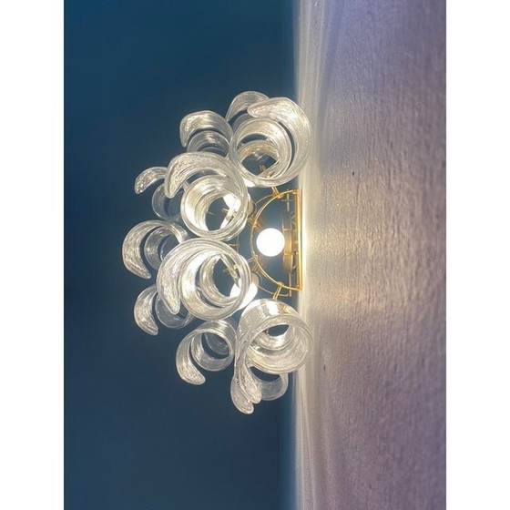 Image 1 of 2 applique da parete in vetro vintage