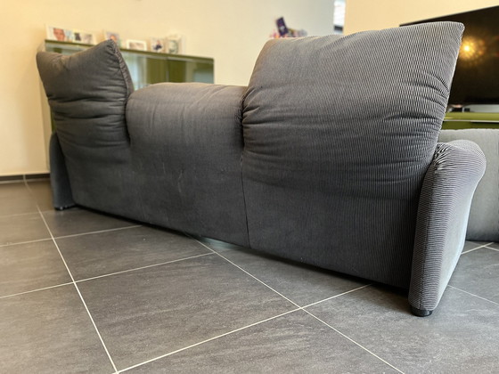 Image 1 of Cassina Maralunga 3-Seater Sofa Velvet Gray Anthracite